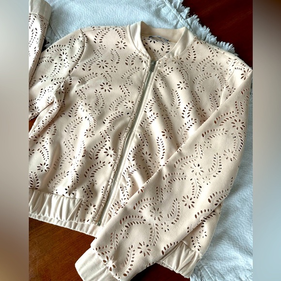 Dex Faux Suede Bomber - Picture 1 of 4